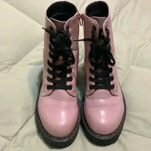 True Craft Pink TC-Korri 3 Combat Chelsea Zip Up Pink Woman’s Boot, size 6.5.